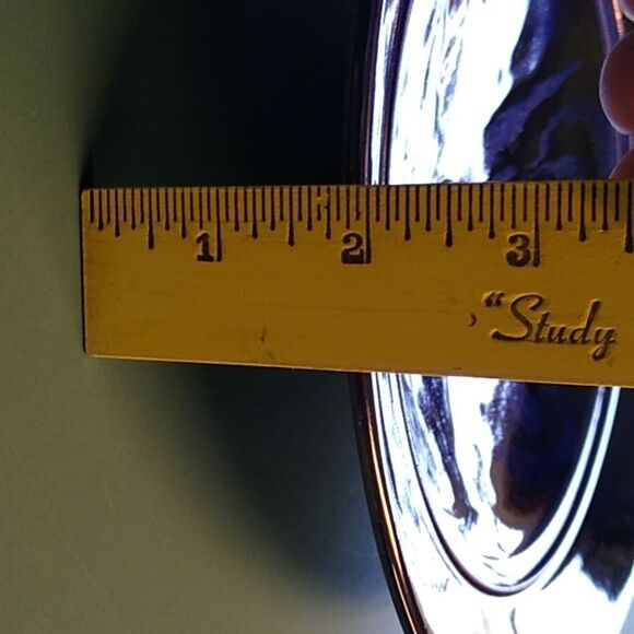 Purple and Black Decorative Bowl Signed Artist Steve Mahler Studio Art - Picture 8 of 8